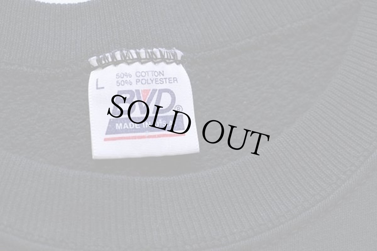 画像3: 90s USA製 BVD タイガー ハンドペイント アート スウェット 黒 L (3)