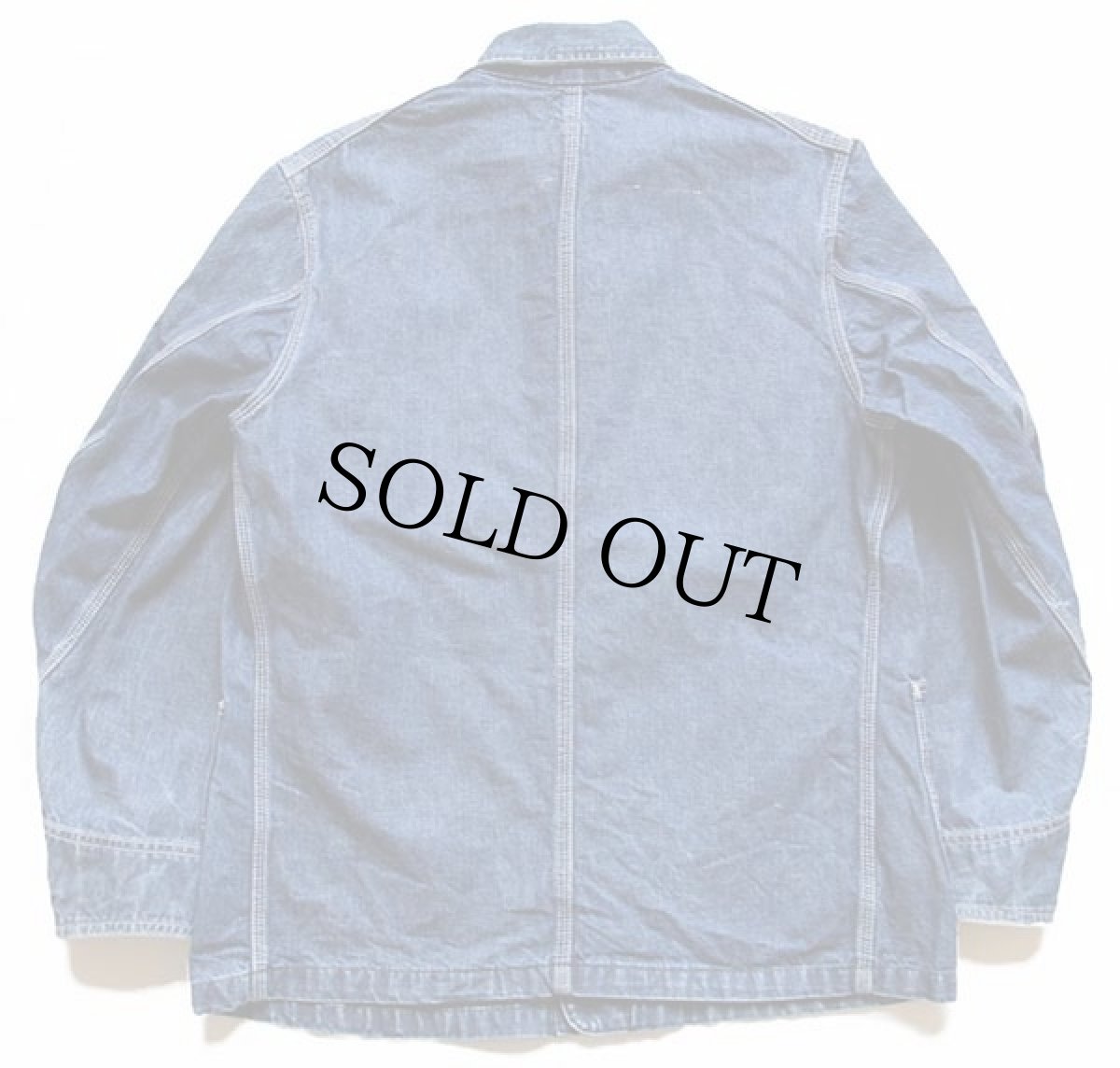 画像2: 60s USA製 Leeリー 91-J JELT DENIMジェルトデニム カバーオール 40 (2)