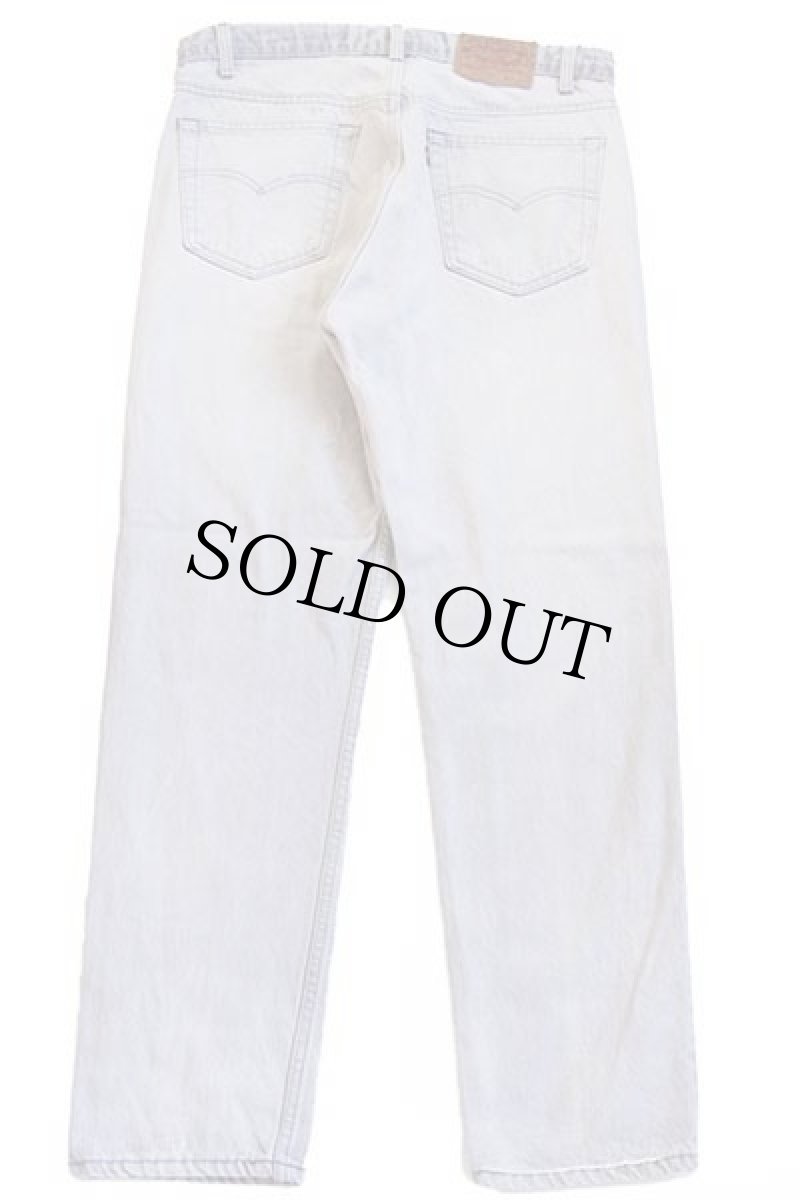 画像3: 80s USA製 Levi'sリーバイス 505 グレー デニムパンツ w36 L30 (3)