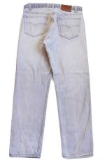 画像3: 80s USA製 Levi'sリーバイス 505 グレー デニムパンツ w36 L30 (3)