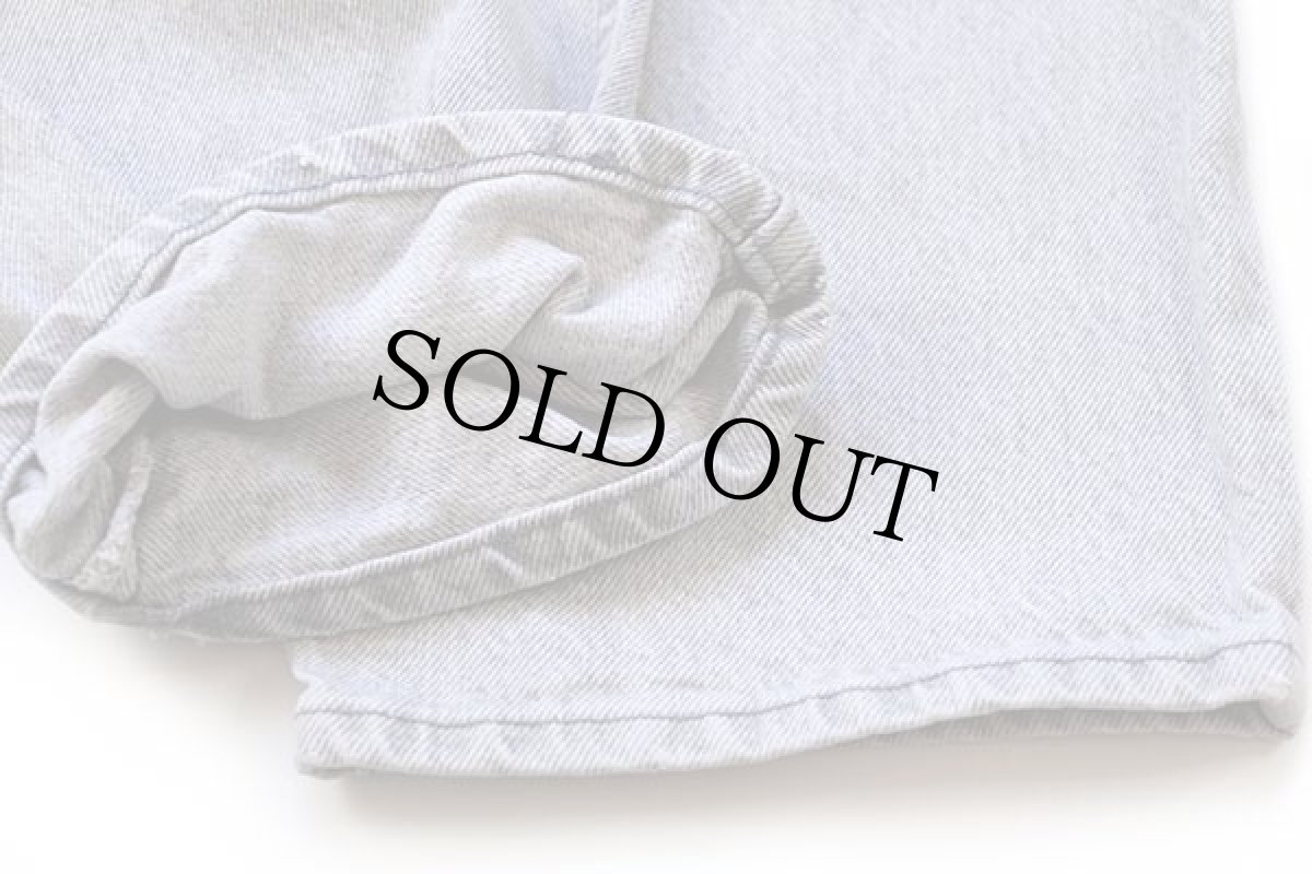 画像9: 90s USA製 Levi'sリーバイス 506 グレー デニムパンツ w36 L30 (9)