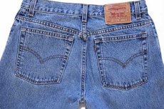 画像5: 00s USA製 Levi'sリーバイス 555 デニムパンツ 11 JR.M (5)