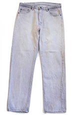 画像2: 80s USA製 Levi'sリーバイス 505 グレー デニムパンツ w36 L30 (2)