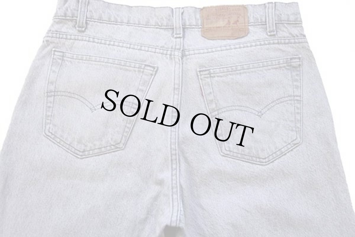 画像5: 90s USA製 Levi'sリーバイス 506 グレー デニムパンツ w36 L30 (5)