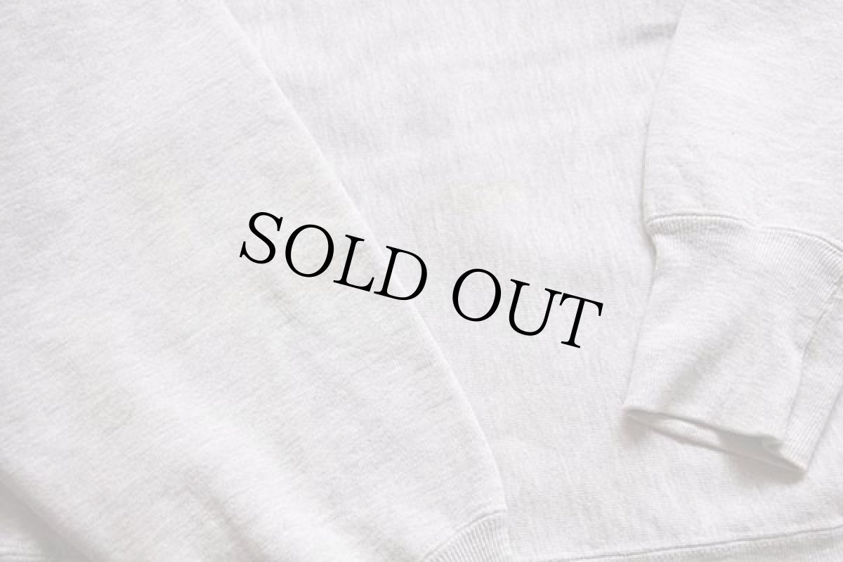 画像5: 80s USA製 Championチャンピオン MICHIGAN STATE 染み込みプリント リバースウィーブ スウェット 杢グレー L (5)