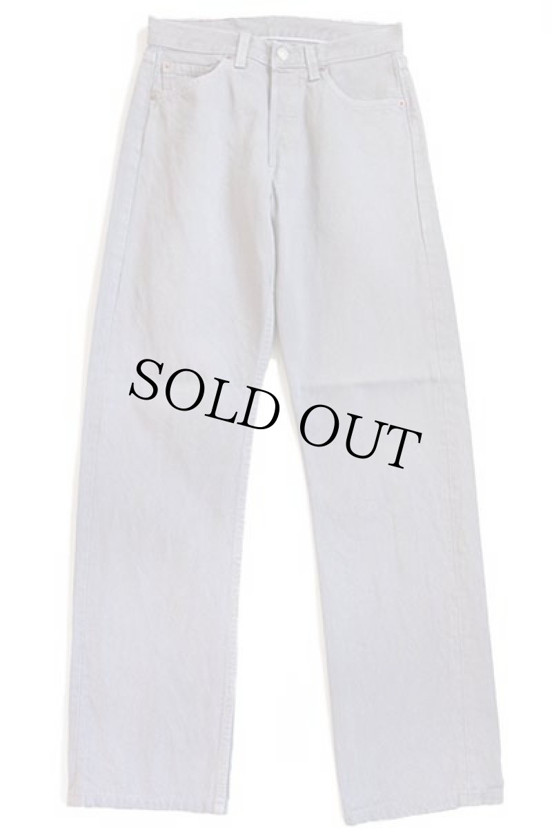 画像2: 90s USA製 Levi'sリーバイス 501 グレー デニムパンツ w28 (2)