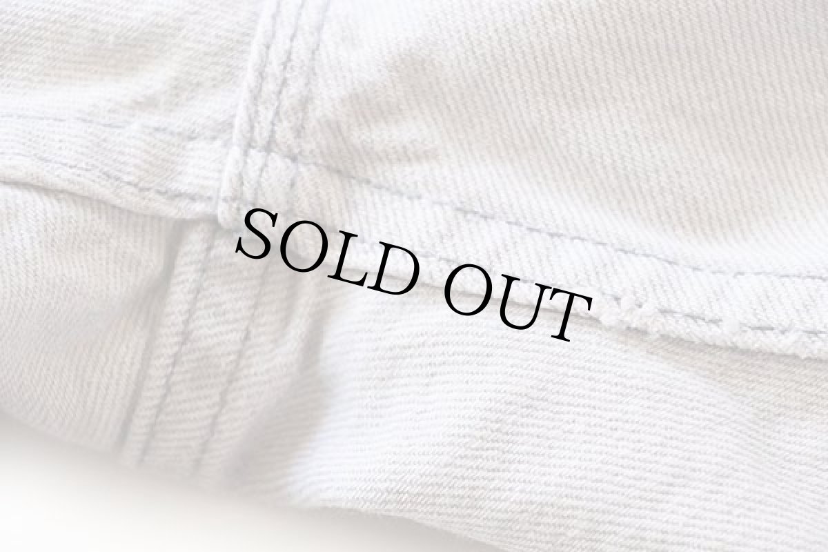 画像9: 80s USA製 Levi'sリーバイス 505 グレー デニムパンツ w36 L30 (9)