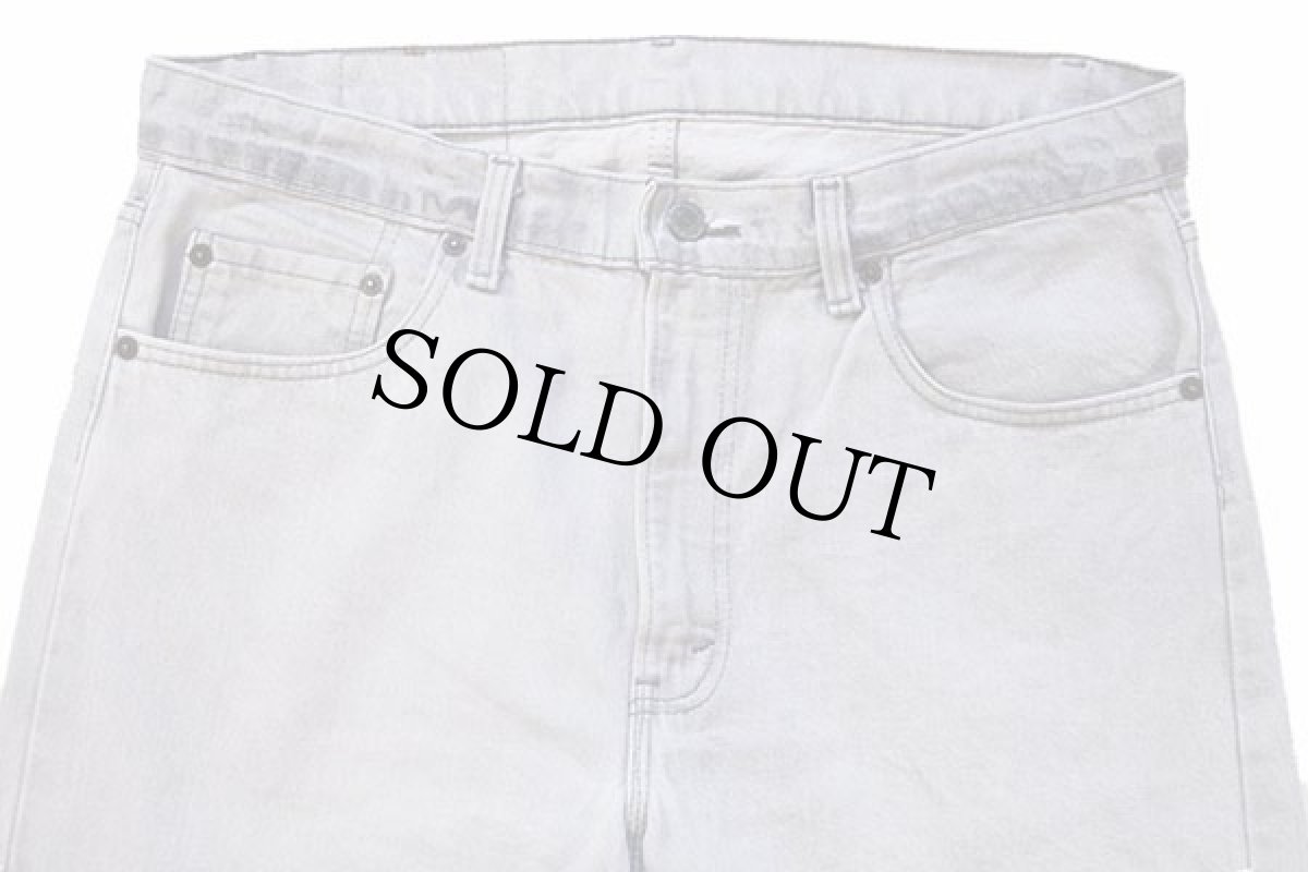 画像4: 80s USA製 Levi'sリーバイス 505 グレー デニムパンツ w36 L30 (4)