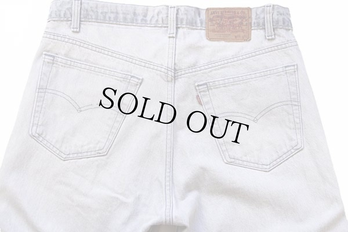 画像5: 80s USA製 Levi'sリーバイス 505 グレー デニムパンツ w36 L30 (5)