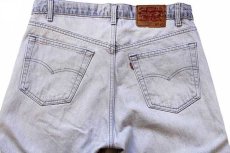 画像5: 80s USA製 Levi'sリーバイス 505 グレー デニムパンツ w36 L30 (5)