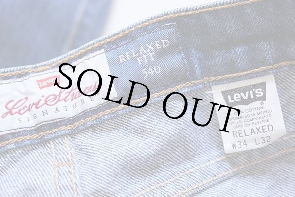 90s メキシコ製 Levi'sリーバイス SIGNATURE 540 デニムパンツ W34 L32