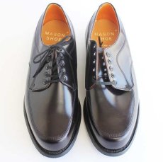 画像3: デッドストック★70s MASON SHOE Uチップ/モックトゥ レザーシューズ バーガンディ 9.5 3E (3)