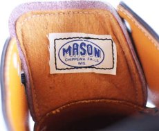 画像5: デッドストック★70s MASON SHOE Uチップ/モックトゥ レザーシューズ バーガンディ 9.5 3E (5)