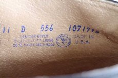 画像6: 80s USA製 WORK AMERICA ポストマン チャッカブーツ 黒 11D★レザーシューズ  革靴 (6)