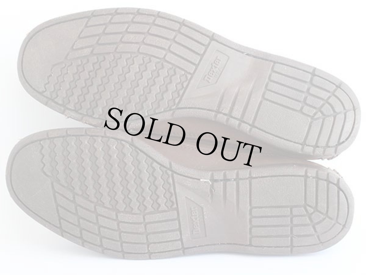 画像4: USA製 Dexter モカシン ヌバック レザー デッキシューズ 焦げ茶 9.5M (4)