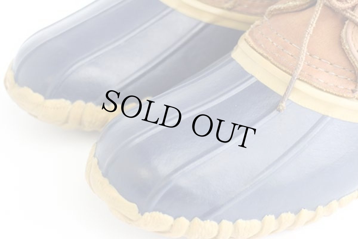 画像9: USA製 LaCrosseラクロス 5ホール ガムシューズ ブラウン×ネイビー 9★ビーンブーツ (9)