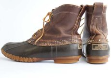 画像2: 80s USA製 L.L.Bean メインハンティング 5ホール ビーンブーツ ブラウン×ブラウン 10L (2)