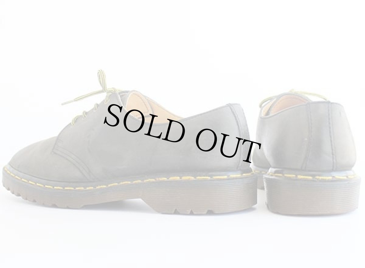 画像2: 英国製 DR.MARTENSドクターマーチン 4ホール ヌバック レザーシューズ チャコールグレー UK9 (2)