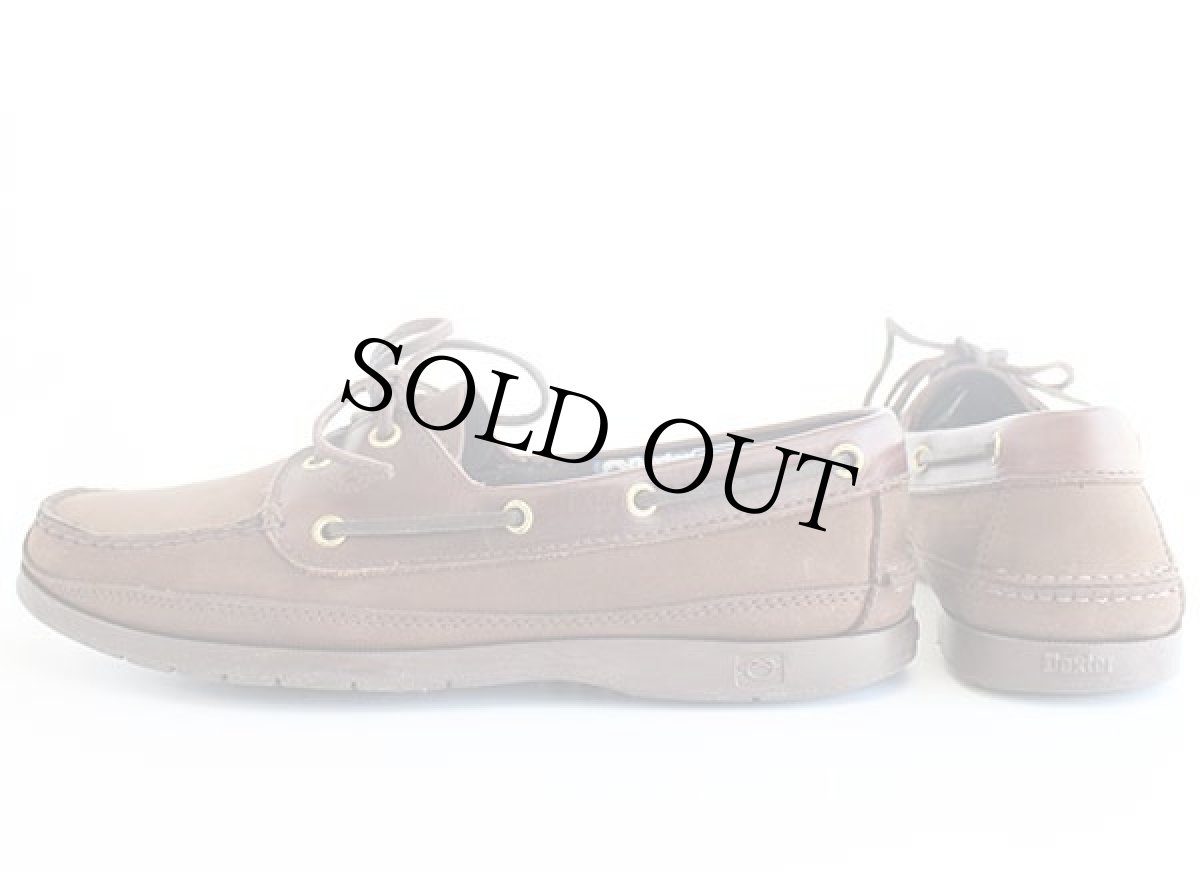 画像2: USA製 Dexter モカシン ヌバック レザー デッキシューズ 焦げ茶 9.5M (2)