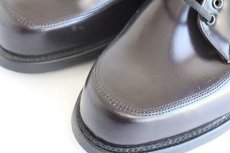画像8: デッドストック★70s MASON SHOE Uチップ/モックトゥ レザーシューズ バーガンディ 9.5 3E★革靴 (8)