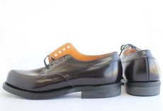 画像2: デッドストック★70s MASON SHOE Uチップ/モックトゥ レザーシューズ バーガンディ 9.5 3E (2)