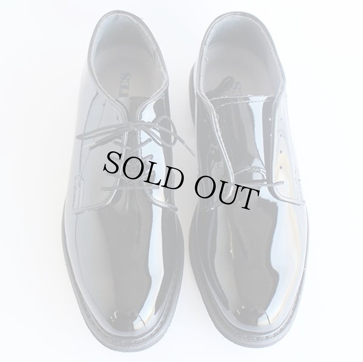 画像3: デッドストック★00s BATESベイツ パテント ドレスシューズ ブラック 10.5 E★エナメル (3)