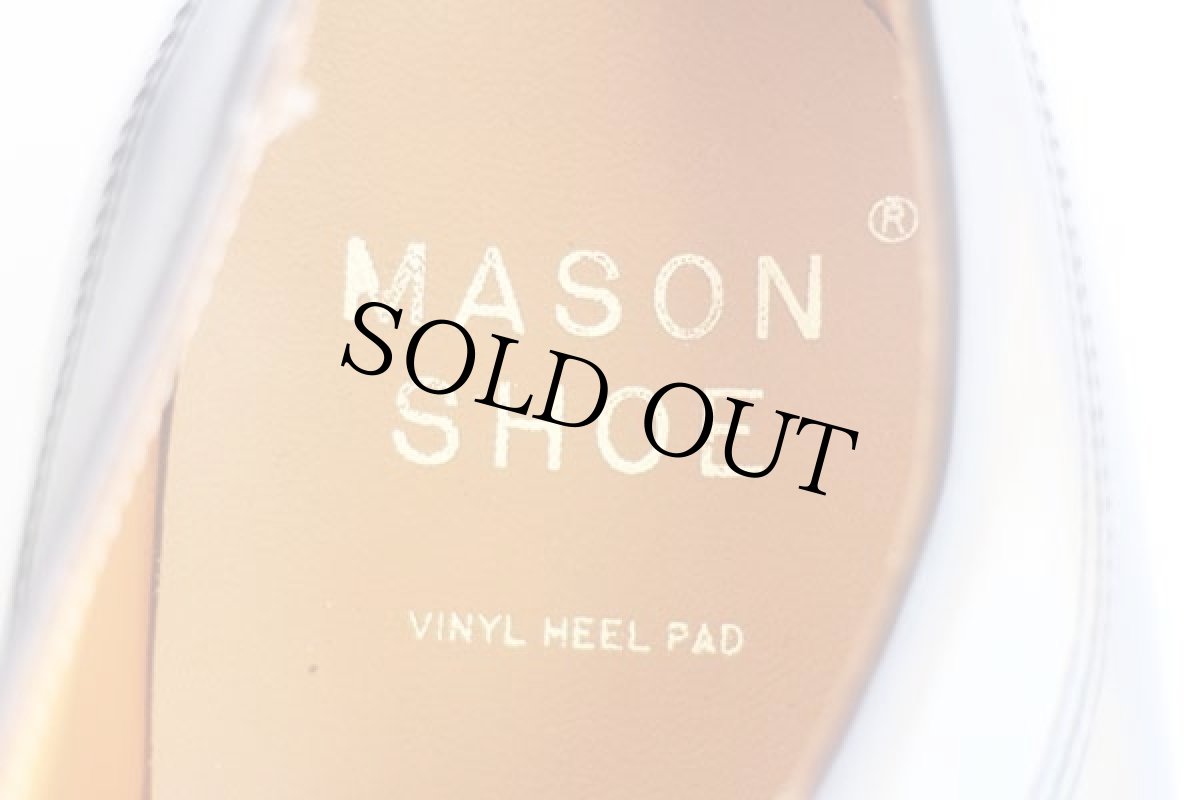 画像6: デッドストック★70s MASON SHOE Uチップ/モックトゥ レザーシューズ バーガンディ 9.5 3E★革靴 (6)