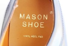 画像6: デッドストック★70s MASON SHOE Uチップ/モックトゥ レザーシューズ バーガンディ 9.5 3E (6)