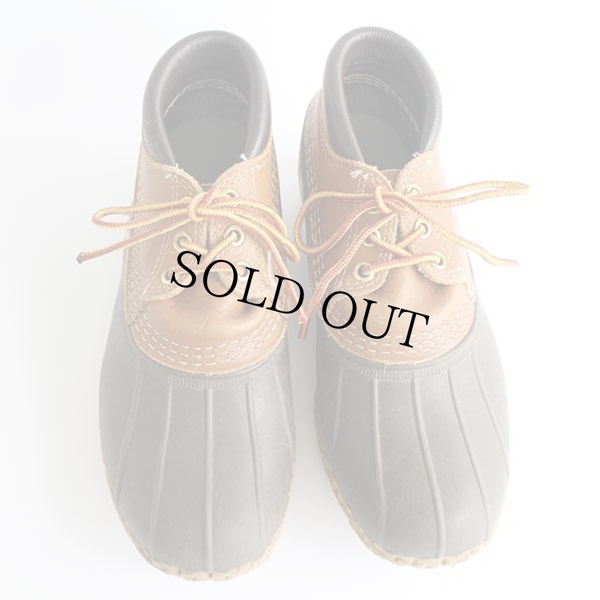 画像3: L.L.Bean 3ホール ビーンブーツ ガムシューズ タン×ブラウン (3)