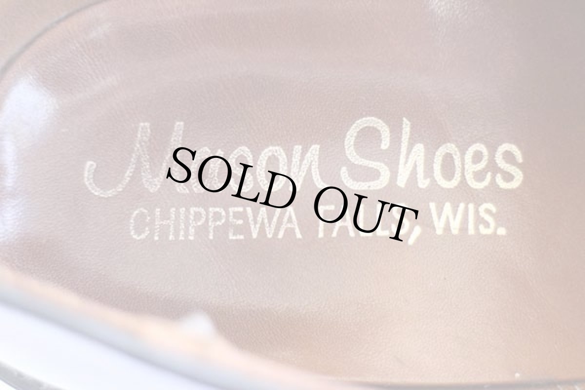 画像5: 80s Mason Shoes サドルシューズ バーガンディ×ブラック 9.5E★レザーシューズ 革靴 (5)