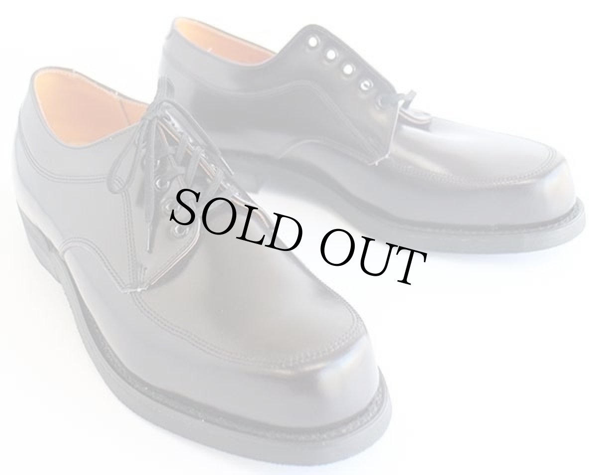画像1: デッドストック★70s MASON SHOE Uチップ/モックトゥ レザーシューズ バーガンディ 9.5 3E★革靴 (1)