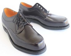 画像1: デッドストック★70s MASON SHOE Uチップ/モックトゥ レザーシューズ バーガンディ 9.5 3E★革靴 (1)