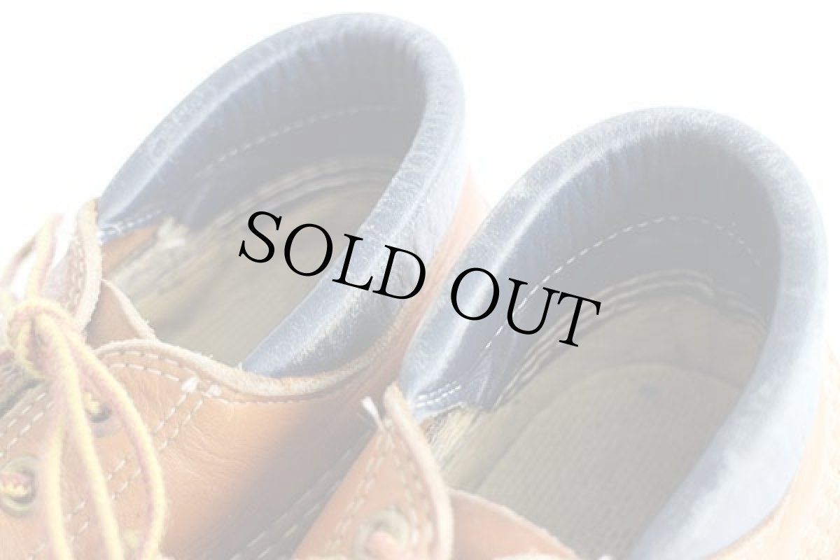 画像7: USA製 L.L.Bean 3ホール シンサレート ビーンブーツ ガムシューズ タン×ネイビー 8LM (7)