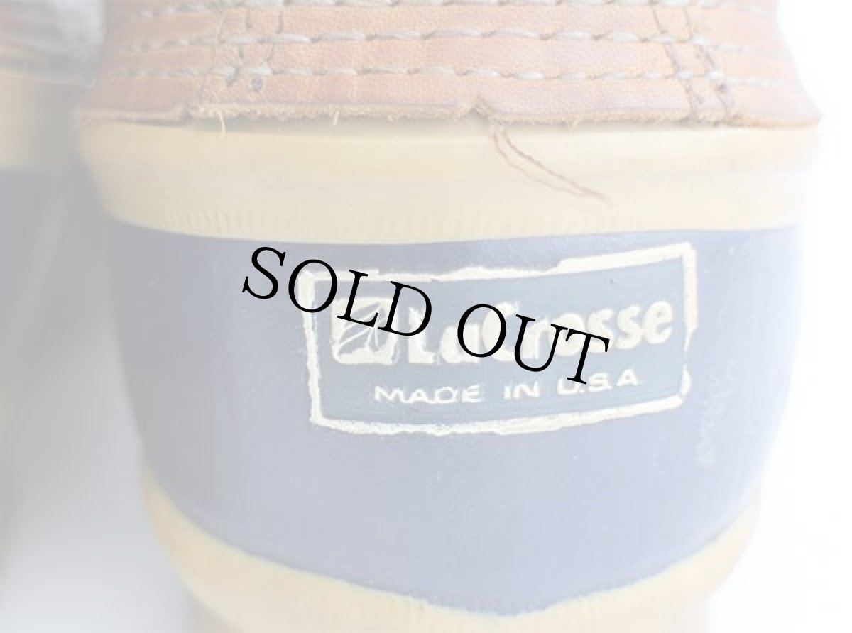 画像5: USA製 LaCrosseラクロス 5ホール ガムシューズ ブラウン×ネイビー 9★ビーンブーツ (5)