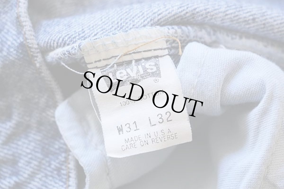 画像7: 90s USA製 Levi'sリーバイス 550 デニムパンツ w31 L32 (7)
