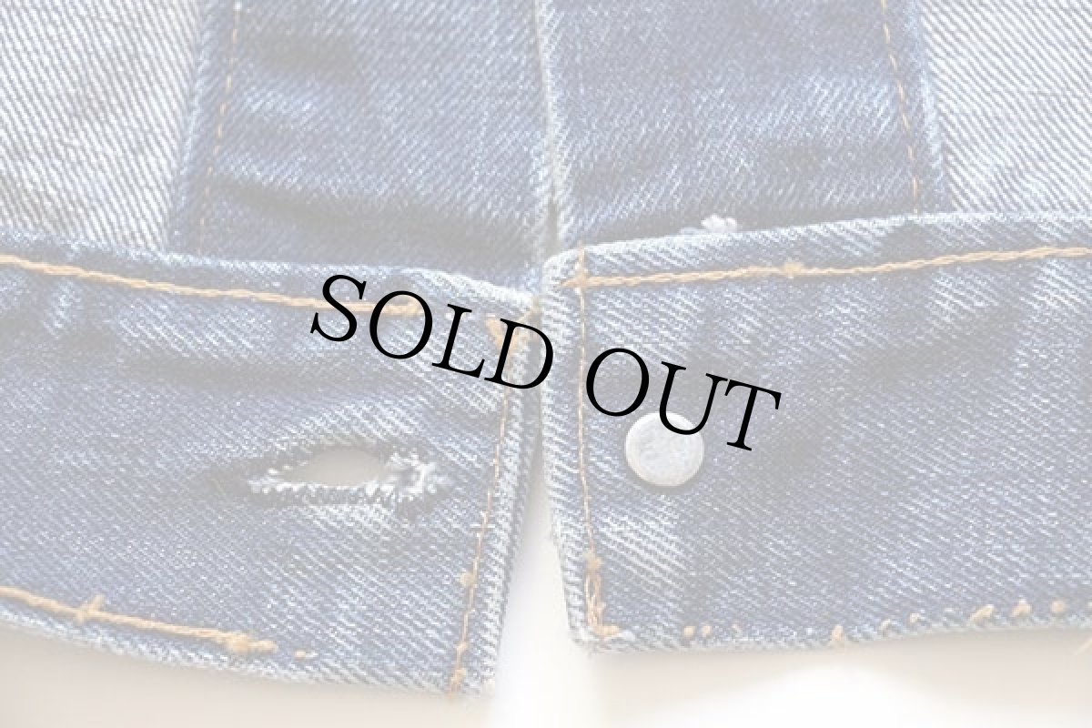 画像6: 60s USA製 LEVI'Sリーバイス 70505 BIGE デニムジャケット 44 (6)