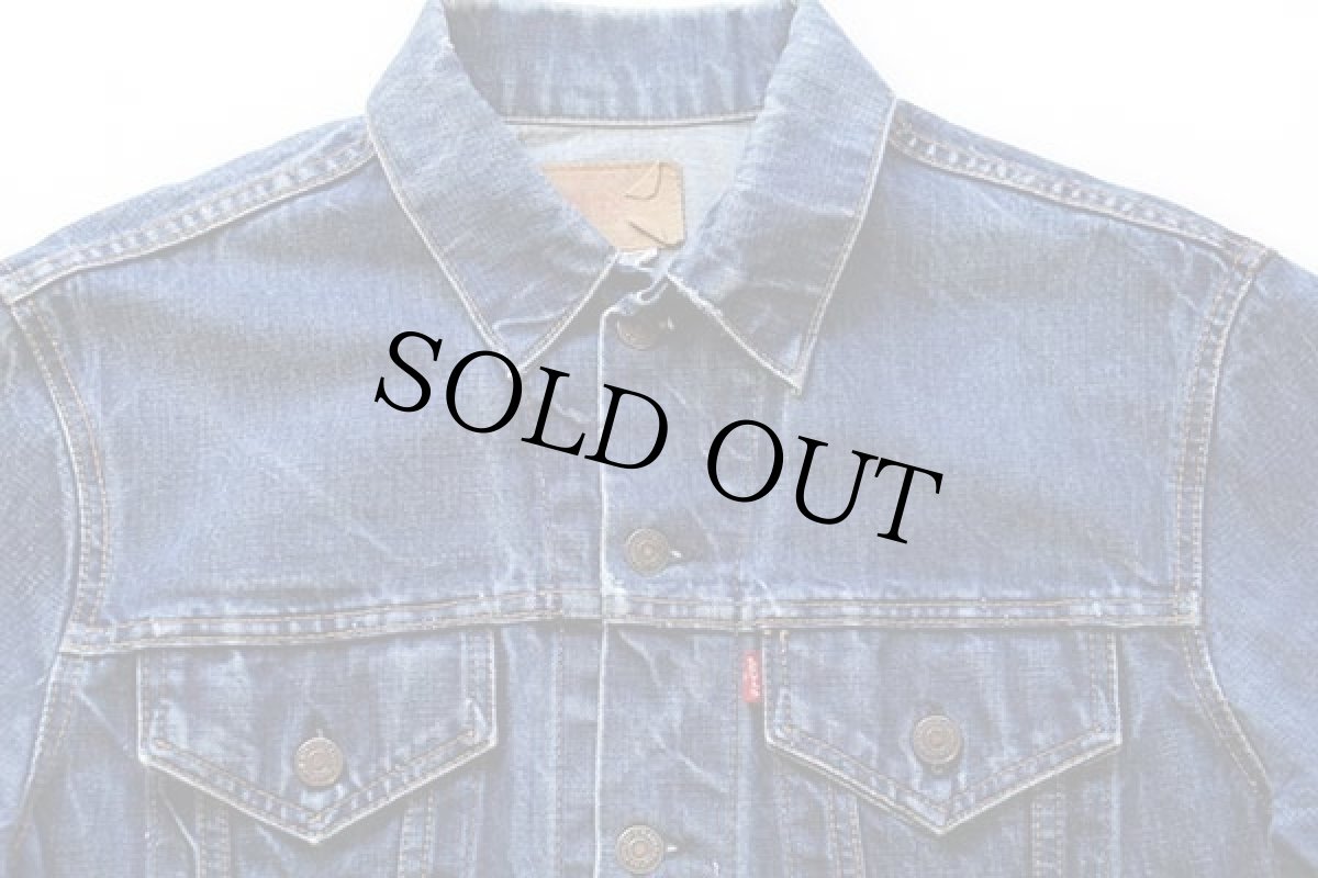 画像3: 60s USA製 LEVI'Sリーバイス 70505 BIGE デニムジャケット 44 (3)