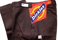 画像1: デッドストック★70s USA製 Dickiesディッキーズ 874V ワークパンツ 焦げ茶 w38 L29 (1)