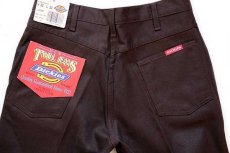 画像5: デッドストック★00s Dickiesディッキーズ ツイル ジーンズ ワークパンツ 焦げ茶 w32 L32 (5)