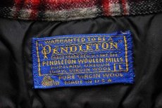 画像4: 70s USA製 PENDLETONペンドルトン タータンチェック ウール オープンカラーシャツ (4)