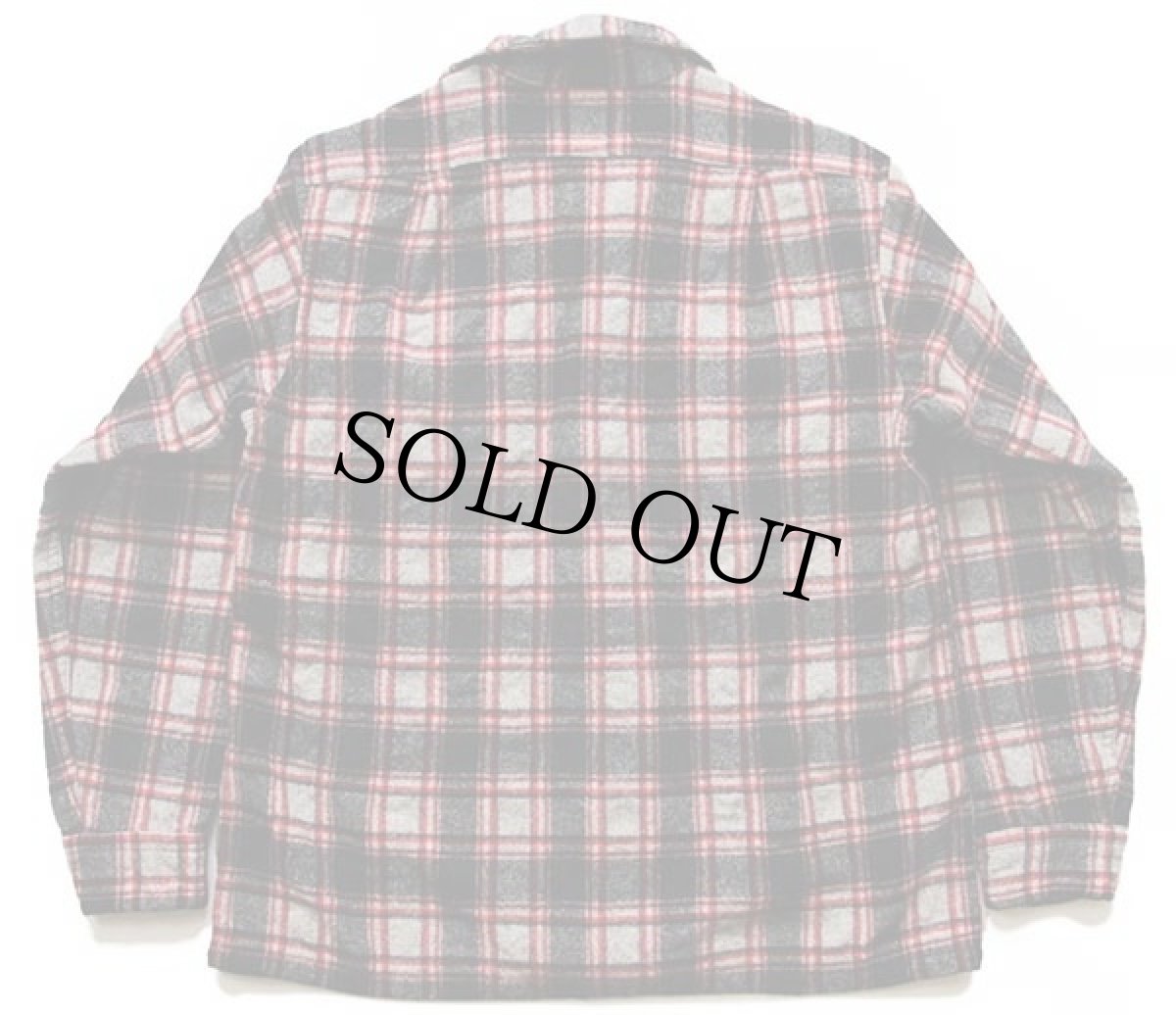 画像2: 70s USA製 PENDLETONペンドルトン タータンチェック ウール オープンカラーシャツ (2)