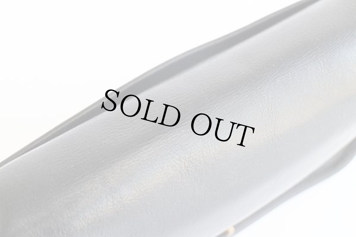 画像8: 70s USA製 COACH オールド コーチ レザー ショルダーバッグ 黒★6754  (8)