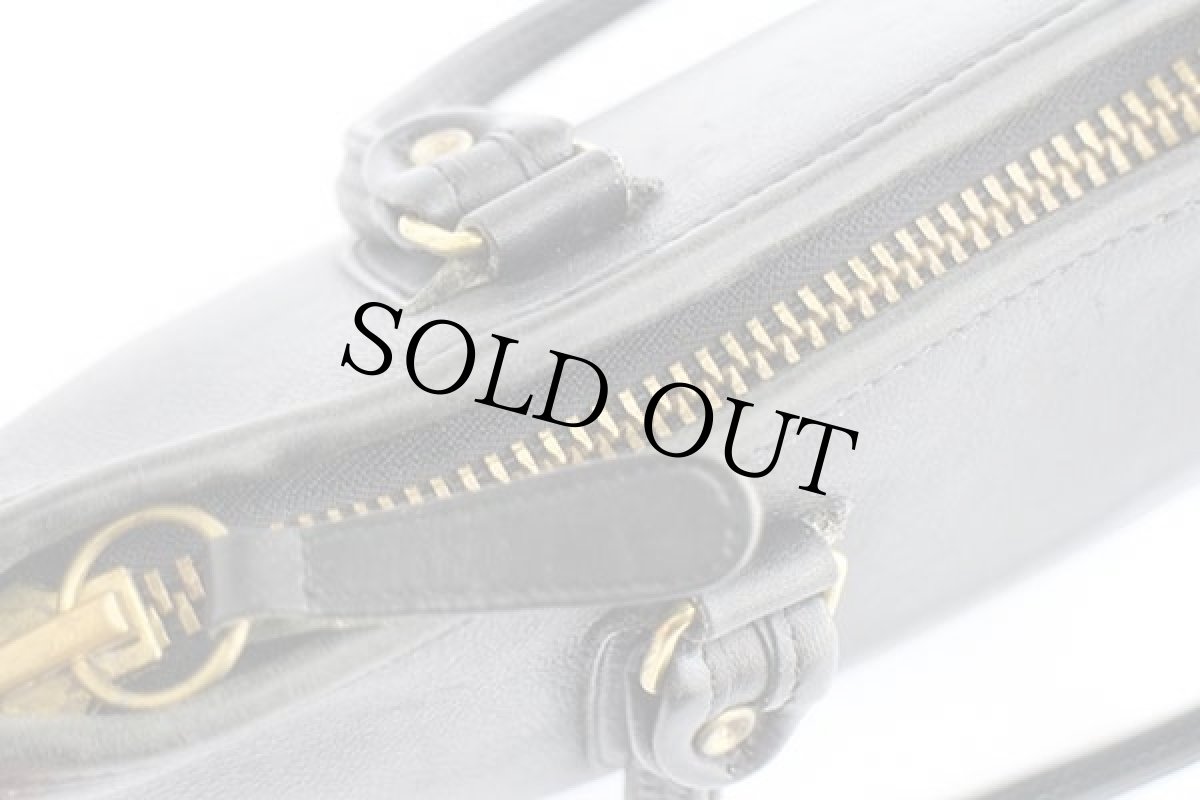 画像5: USA製 COACH オールド コーチ レザー ハンドバッグ 黒★909 (5)