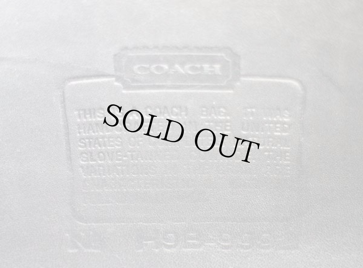 画像6: USA製 COACH オールド コーチ レザー ショルダーバッグ 黒★9992 (6)