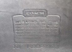 画像6: USA製 COACH オールド コーチ レザー ショルダーバッグ 黒★9992 (6)