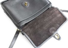 画像7: USA製 COACH オールド コーチ 2WAY レザー ショルダーバッグ 黒★578 (7)