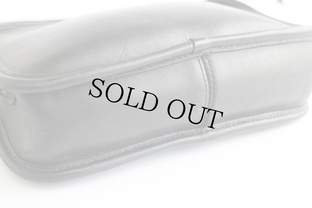 画像5: USA製 COACH オールド コーチ レザー ショルダーバッグ 黒★9992 (5)