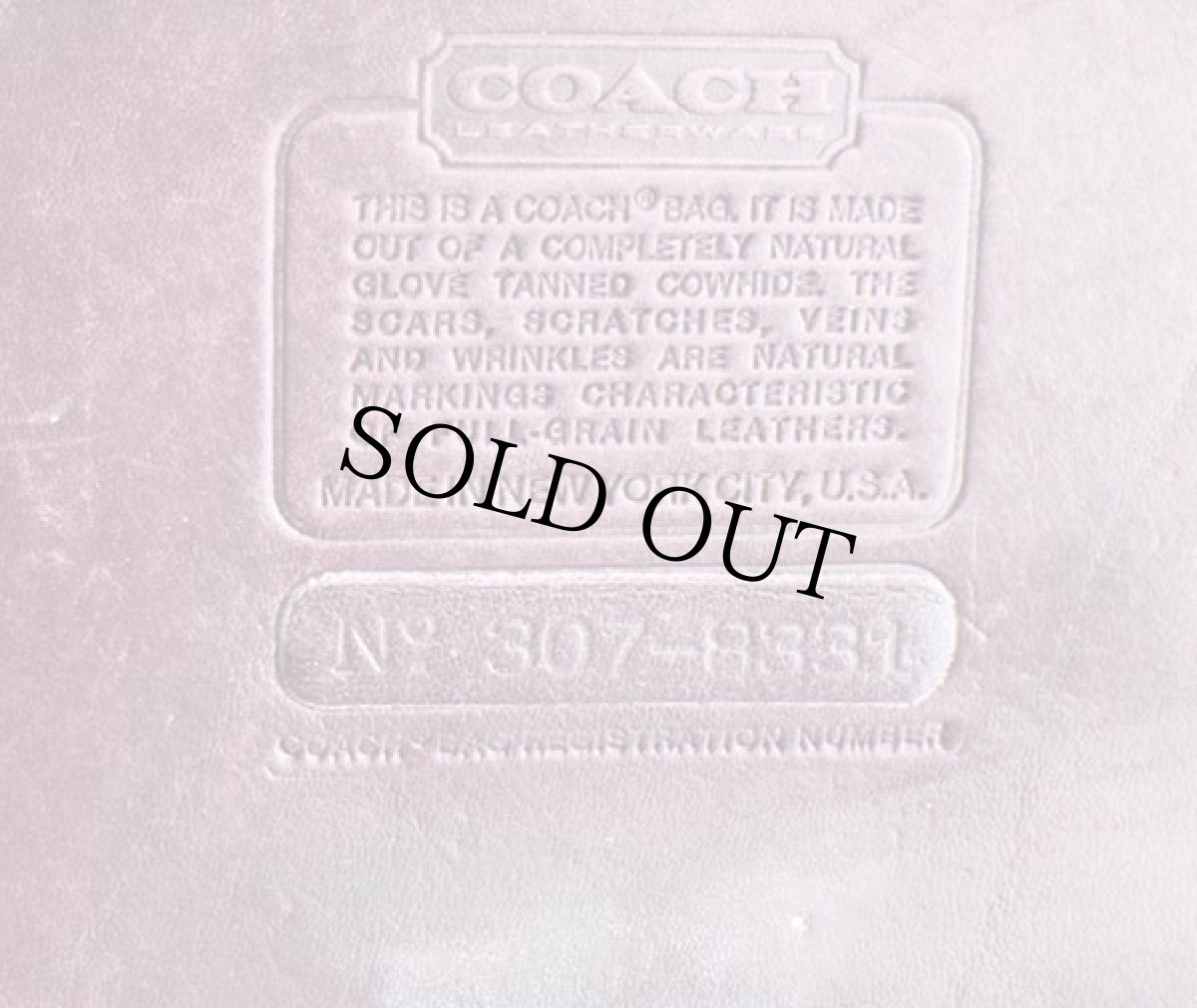 画像5: 70s USA製 COACH オールド コーチ レザー ショルダーバッグ バーガンディ★8331 (5)