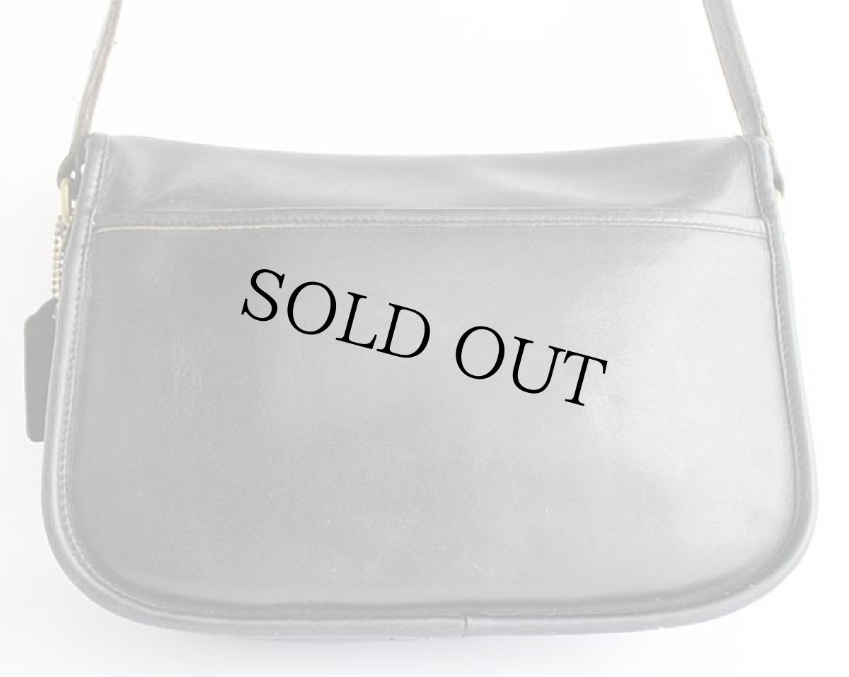 画像3: USA製 COACH オールド コーチ レザー ショルダーバッグ 黒★2004 (3)