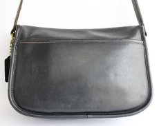 画像3: USA製 COACH オールド コーチ レザー ショルダーバッグ 黒★2004 (3)